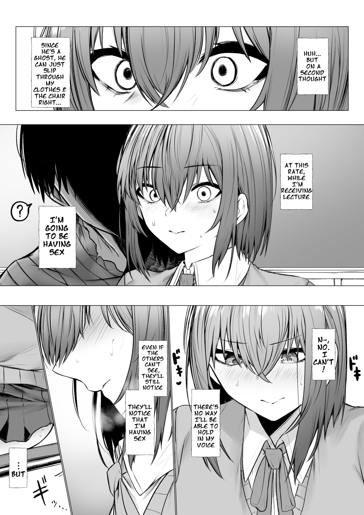 Hentai Manga Comic-A Story about a Girl Possessed by a Lecherous Ghost-Read-5